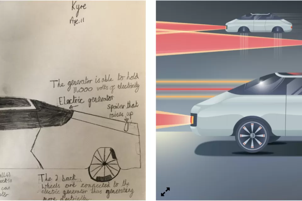 Kids Draw Cars of the Future